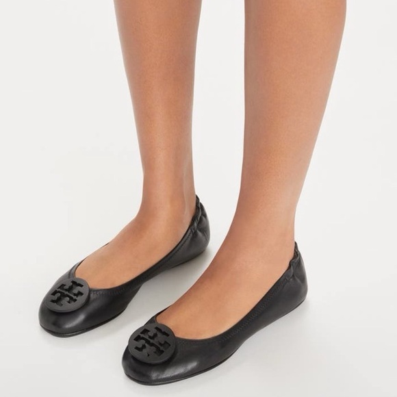 Tory Burch Shoes - Tory Burch Perfect Black Minnie Ballet Flats